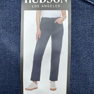 Hudson Women's Size 4/27 Midrise Straight Jeans Blue d1088